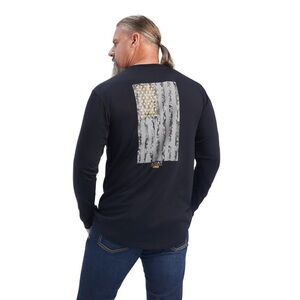 NWT Ariat Rebar Workmen Reflective Flag Shirt